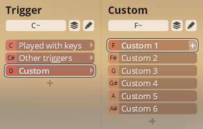 Vienna Symphonic Library Synchron Instruments Studio FX Piano trigger and custom settings interface