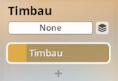 Timbal percussion instrument selection menu showing Timbal as the chosen option for Synchron World Percussion.