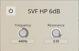SVF HP 6 dB
