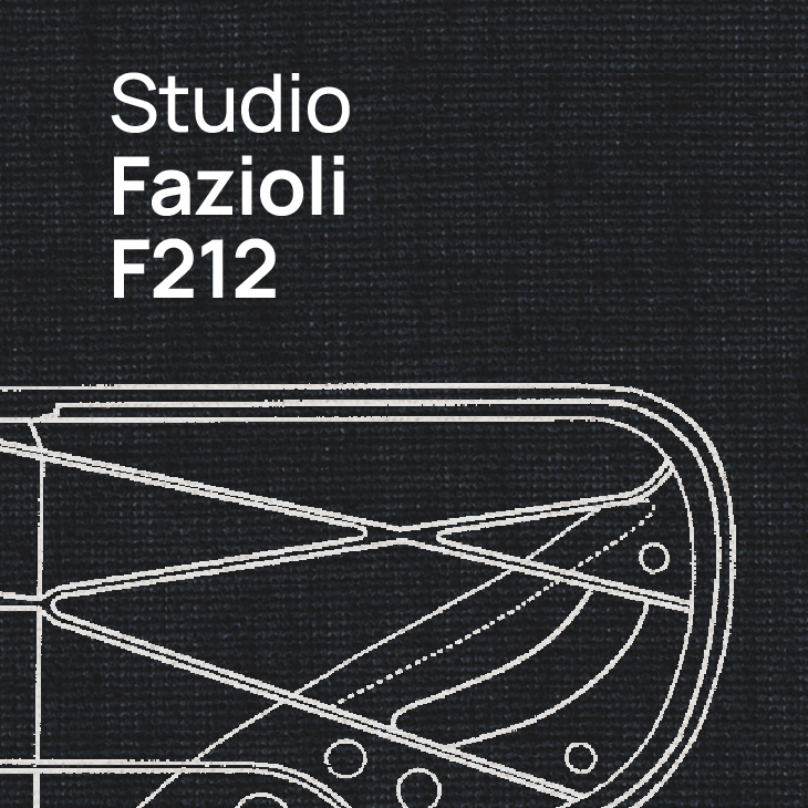 Studio Fazioli F212 text and diagram.