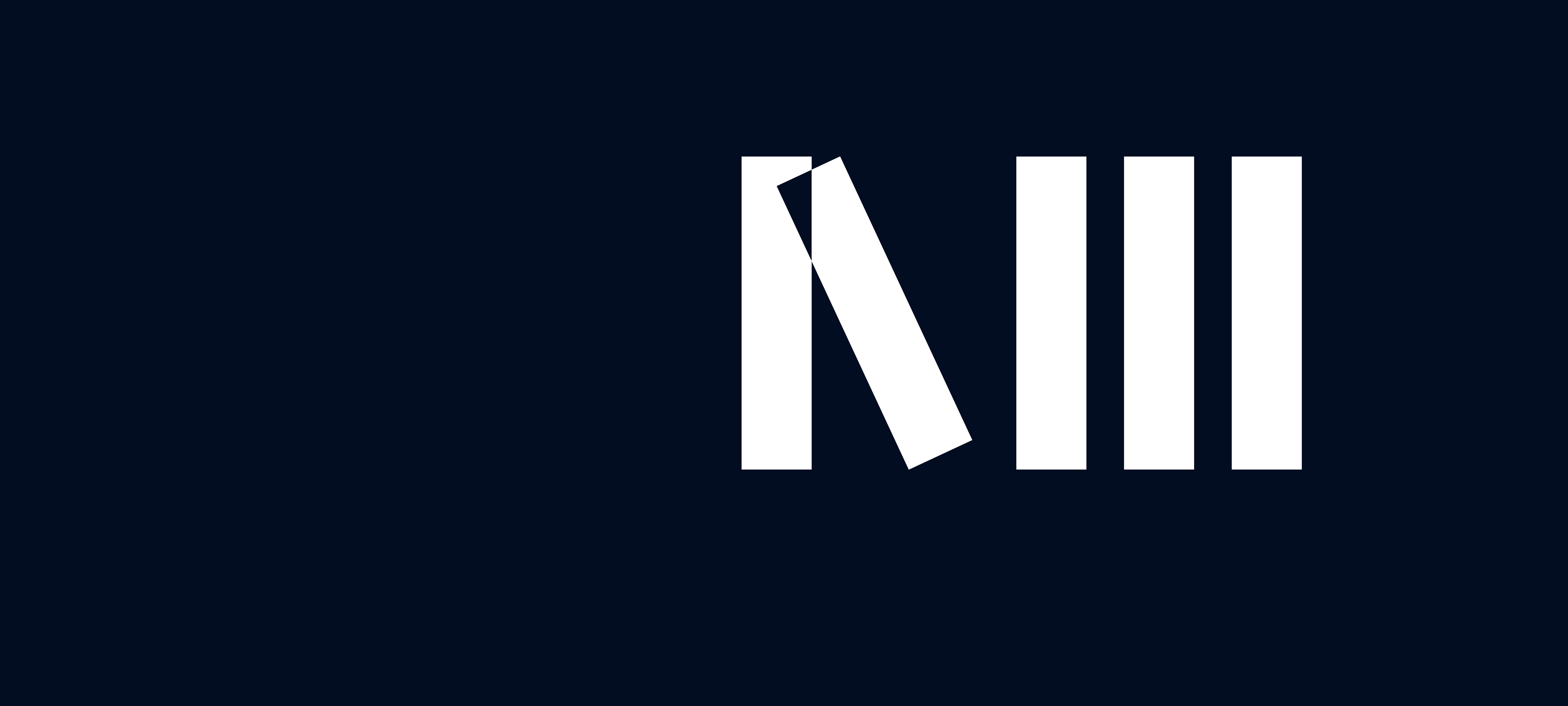 Stylized white Mi logo with upright and tilted letterforms on a dark blue background, representing Ambient Recording's Synchron Bösendorfer Imperial.