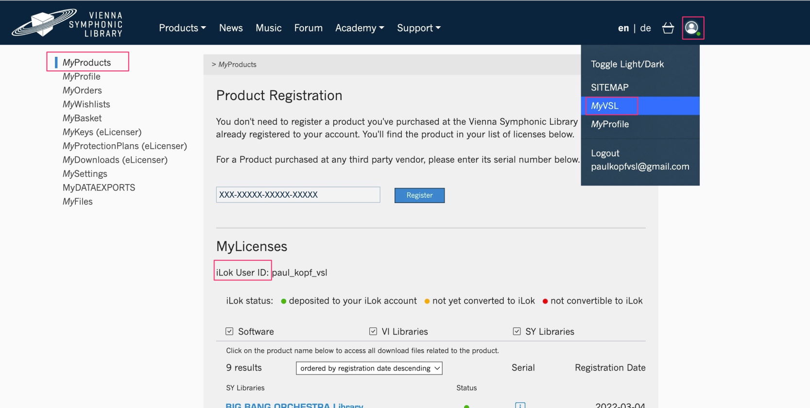 ilok userid